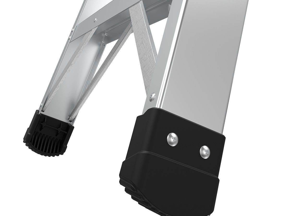 Leichtes Aluminium, rutschfeste Füsse