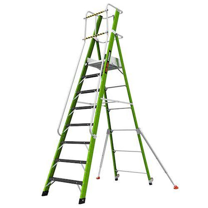 Little Giant Stadium Plattformleiter 8 Stufen Fiberglas