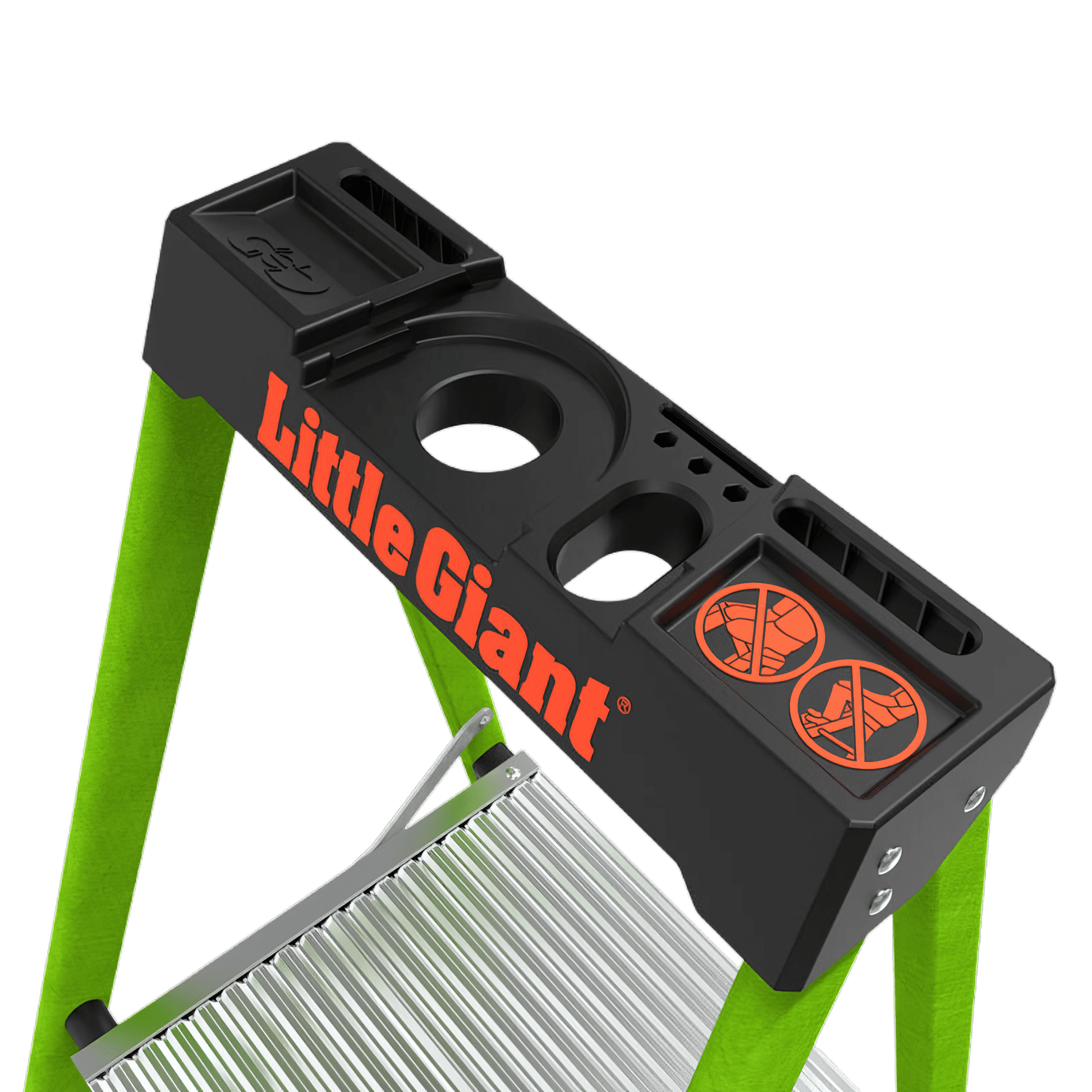 Little Giant MightyLite Fiberglas – Marketingbild – erhältlich bei diegrueneleiter.ch ab 345.00 CHF – Stufen: 2 Stufen