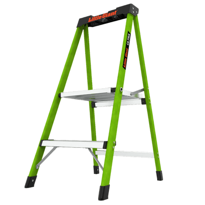 Little Giant MightyLite Fiberglas – Produktbild – erhältlich bei diegrueneleiter.ch ab 345.00 CHF – Stufen: 2 Stufen