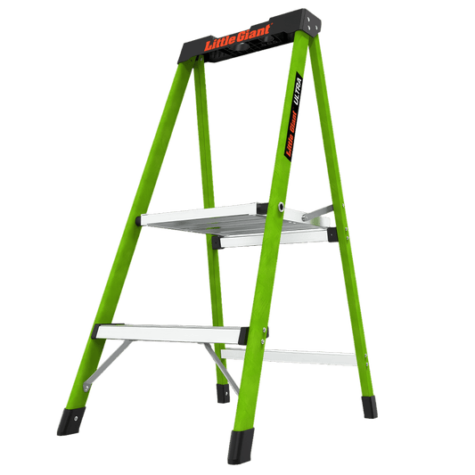 Little Giant MightyLite Fiberglas – Produktbild – erhältlich bei diegrueneleiter.ch ab 345.00 CHF – Stufen: 2 Stufen