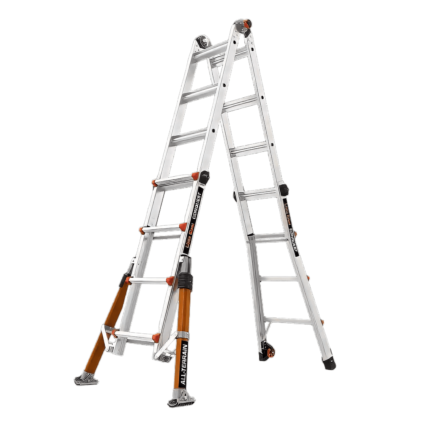 Little Giant Conquest – Produktansicht – erhältlich bei diegrueneleiter.ch ab 653.30 CHF – Sprossen: 4x4 Sprossen