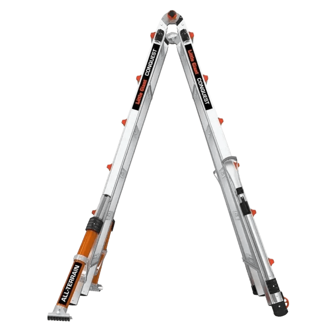 Little Giant Conquest Pro – Nahaufnahme – erhältlich bei diegrueneleiter.ch ab 730.35 CHF – Sprossen: 4x4 Sprossen