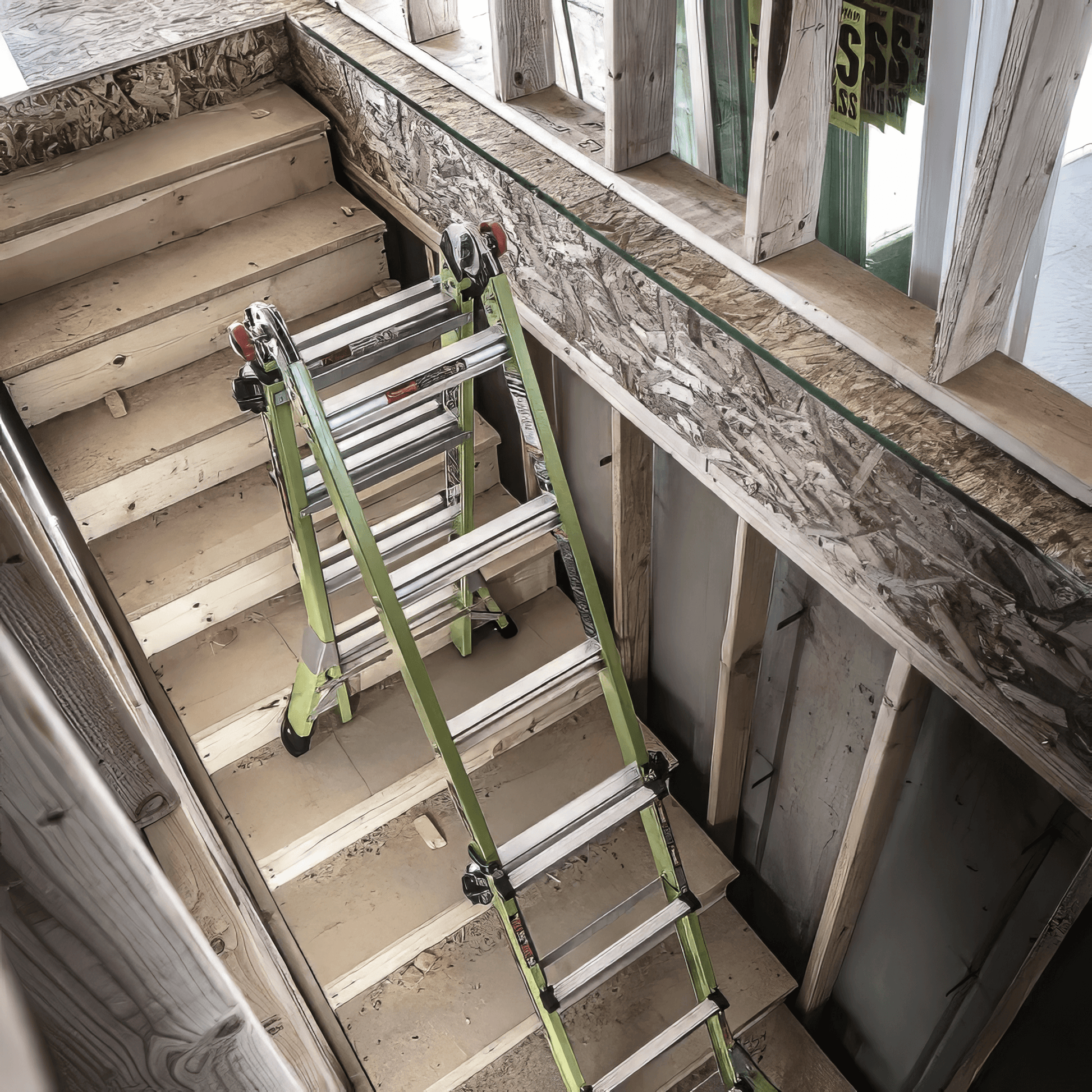 Little Giant Dark Horse 2.0 – Detailbild – erhältlich bei diegrueneleiter.ch ab 604.70 CHF – Sprossen: 4x3 Sprossen