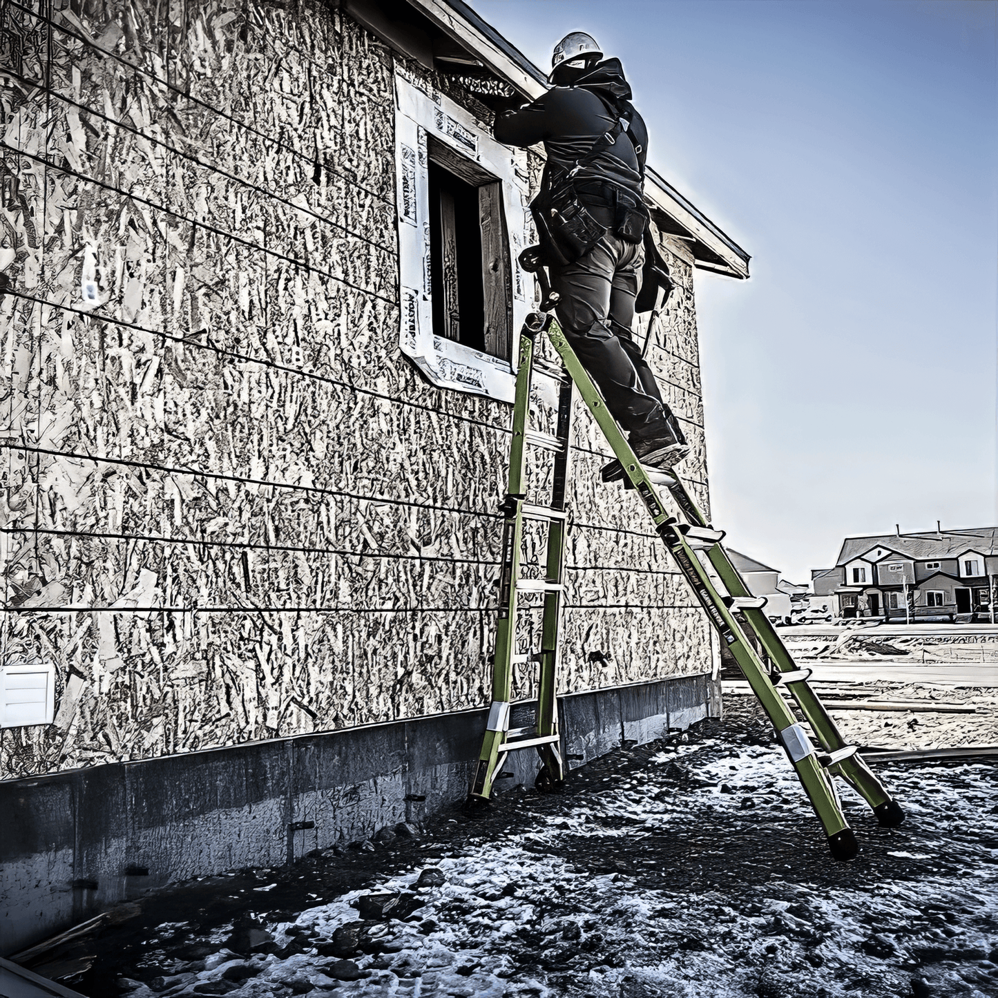 Little Giant Dark Horse 2.0 – Nahaufnahme – erhältlich bei diegrueneleiter.ch ab 604.70 CHF – Sprossen: 4x3 Sprossen