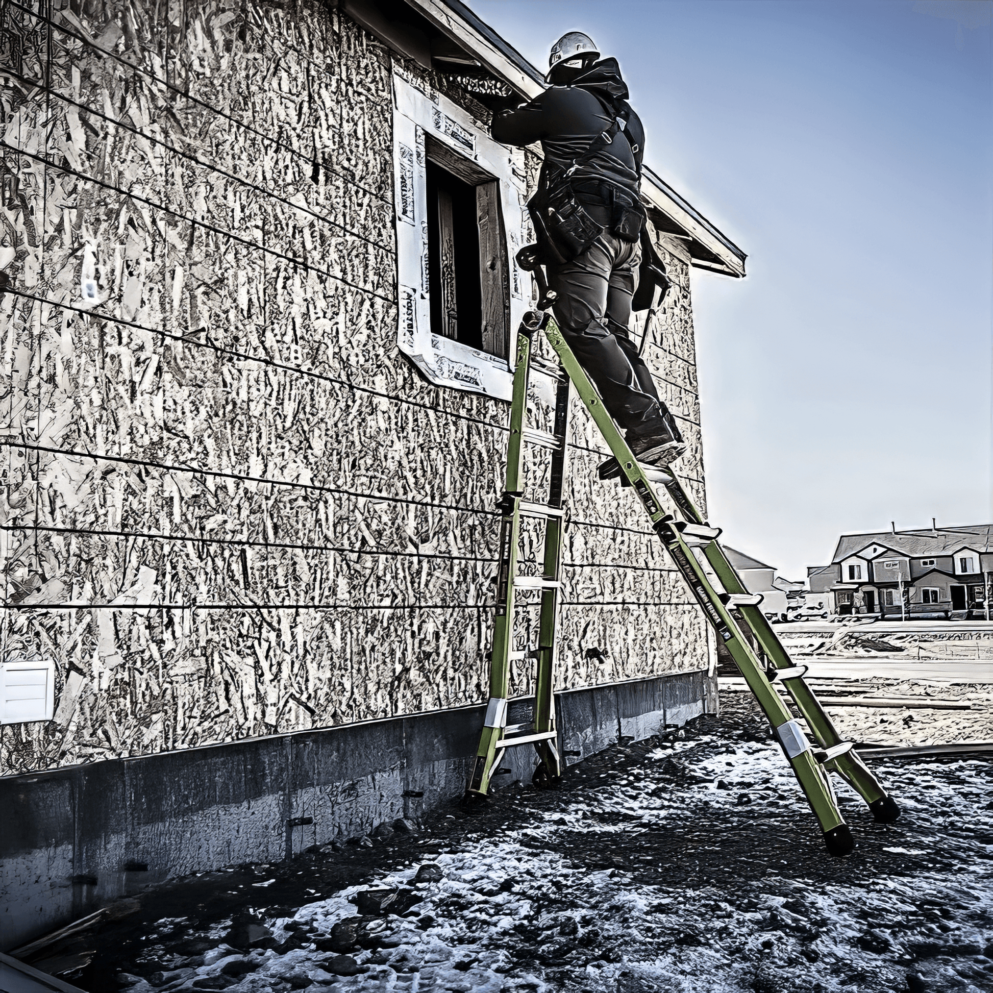 Little Giant Dark Horse 2.0 – Nahaufnahme – erhältlich bei diegrueneleiter.ch ab 604.70 CHF – Sprossen: 4x3 Sprossen