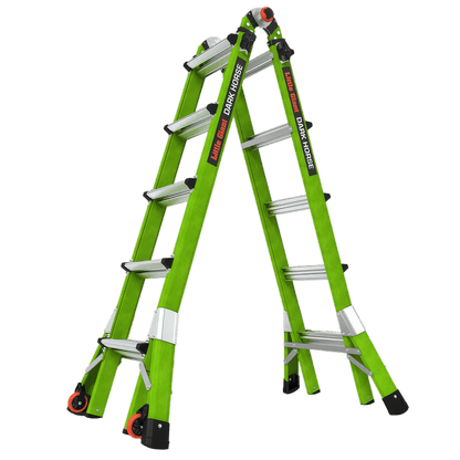 dark horse-little giant leiter –  Variante 4x5 Sprossen auf diegrueneleiter.ch