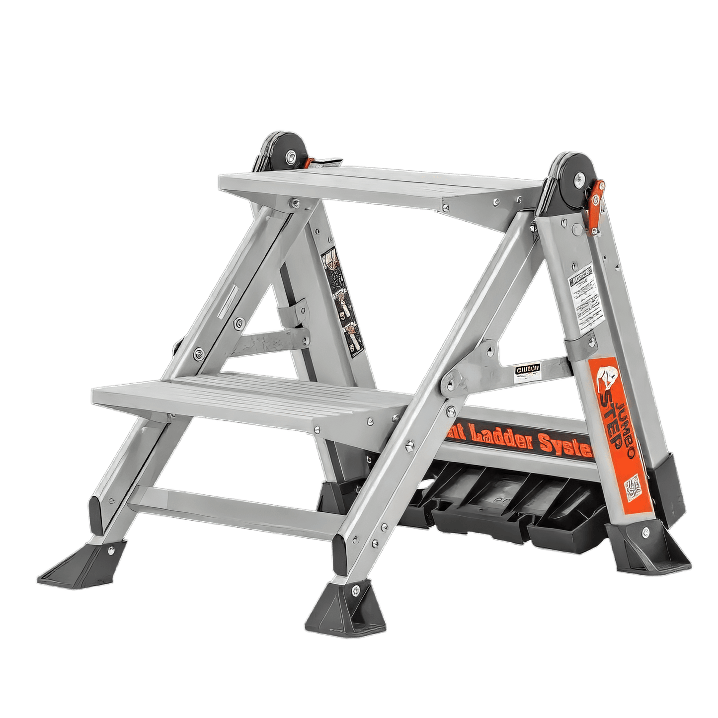 Little Giant Jumbo Step – Detailbild – erhältlich bei diegrueneleiter.ch ab 345.00 CHF – Stufen: 2 Stufen