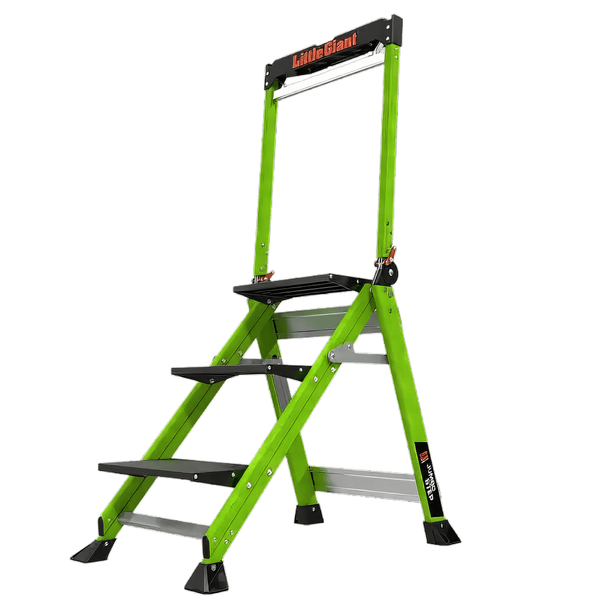 Image 1 alt
Little Giant Sure Step Fiberglass – Produktbild – erhältlich bei diegrueneleiter.ch ab 343.30 CHF – Stufen: 2X3
Little Giant Jumbo Step Pro – Produktbild – erhältlich bei diegrüneleiter.ch ab 420.40 CHF – Stufen: 3 Stufen