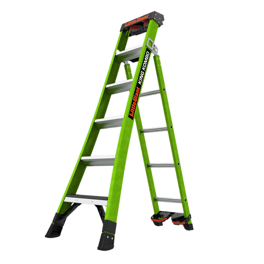 Little Giant KING KOMBO INDUSTRIAL – Produktbild – erhältlich bei diegrueneleiter.ch ab 487.40 CHF – Stufen: 5 + 4 Stufen