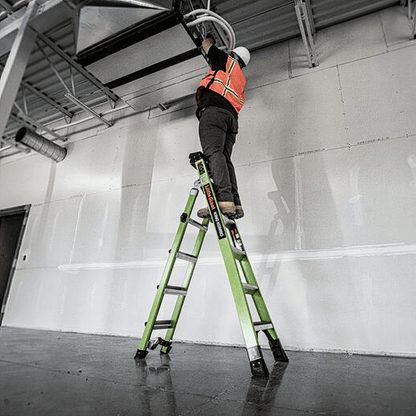 Little Giant King Kombo XT 6+4 – Nahaufnahme – erhältlich bei diegrueneleiter.ch ab 872.80 CHF – Stufen: 6 +4