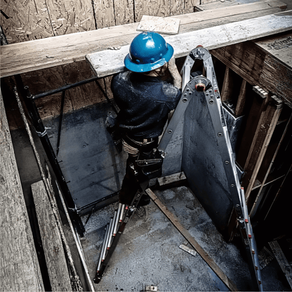 Little Giant Leveler Aluminium – Detailbild – erhältlich bei diegrueneleiter.ch ab 613.05 CHF – Sprossen: 4x4 Sprossen