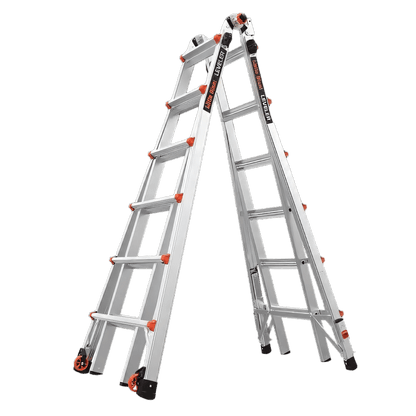 Leveler Aluminium, 4x5 Sprossen, enthalten im Leveler 4x5 Arbeitsplattform-Set mit 2-Person Plank