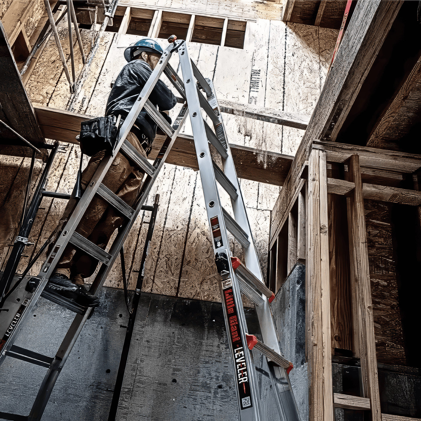 Little Giant Leveler Aluminium – Zusatzbild 1 – erhältlich bei diegrueneleiter.ch ab 613.05 CHF – Sprossen: 4x4 Sprossen