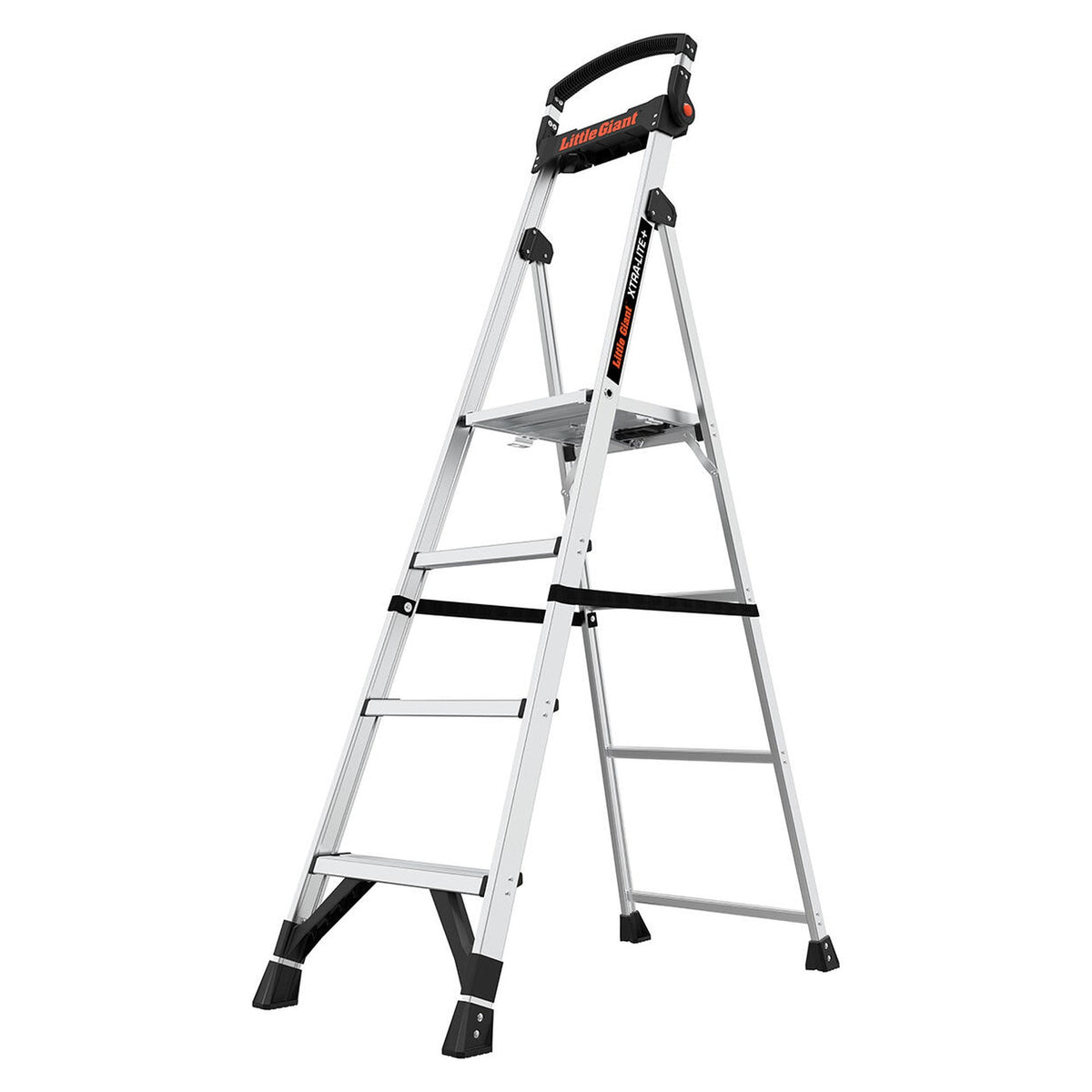 Little Giant Xtra-Lite Plus 4 Stufen, Aluminium-Stufenstehleiter