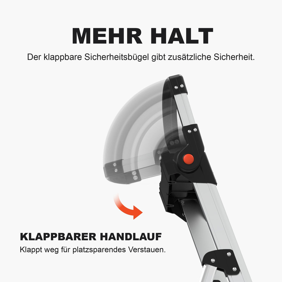 Xtra-Lite Plus: klappbarer Sicherheitsbügel für mehr Halt