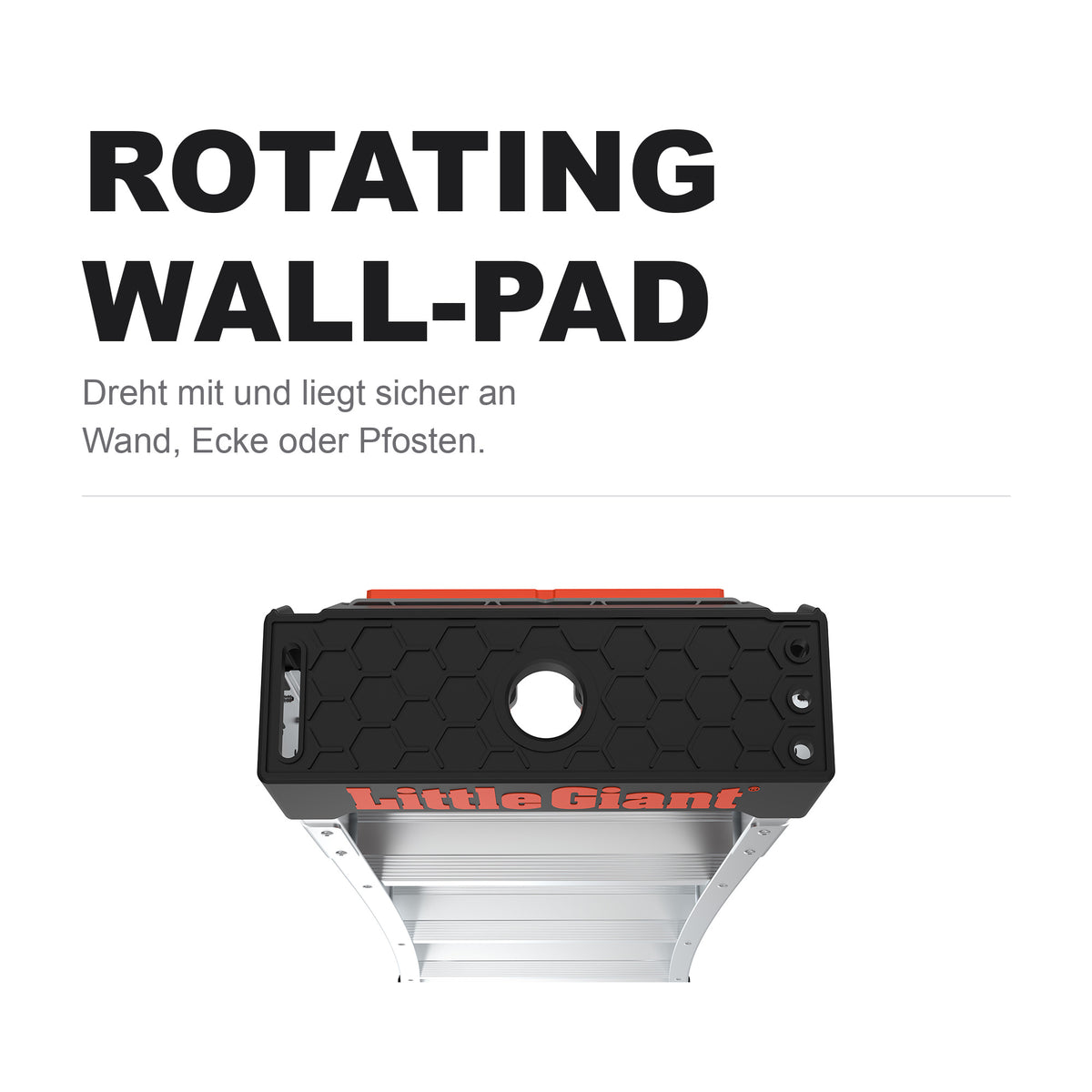 Rotating Wall-Pad des King Kombo, liegt an Wand, Ecke und Pfosten an