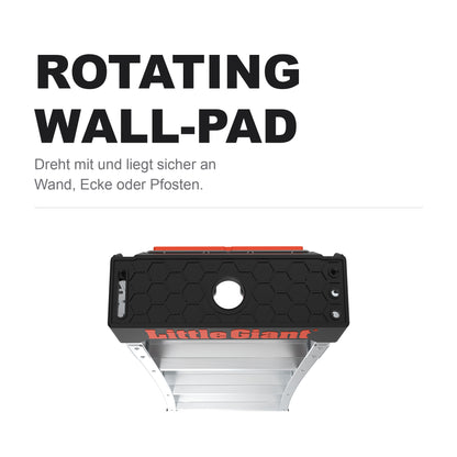 Rotating Wall-Pad des King Kombo, liegt an Wand, Ecke und Pfosten an