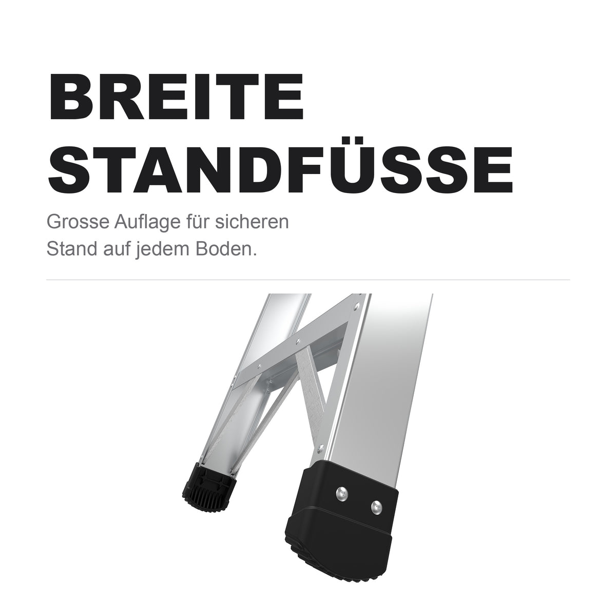 Breite Standfüsse des King Kombo für sicheren Stand