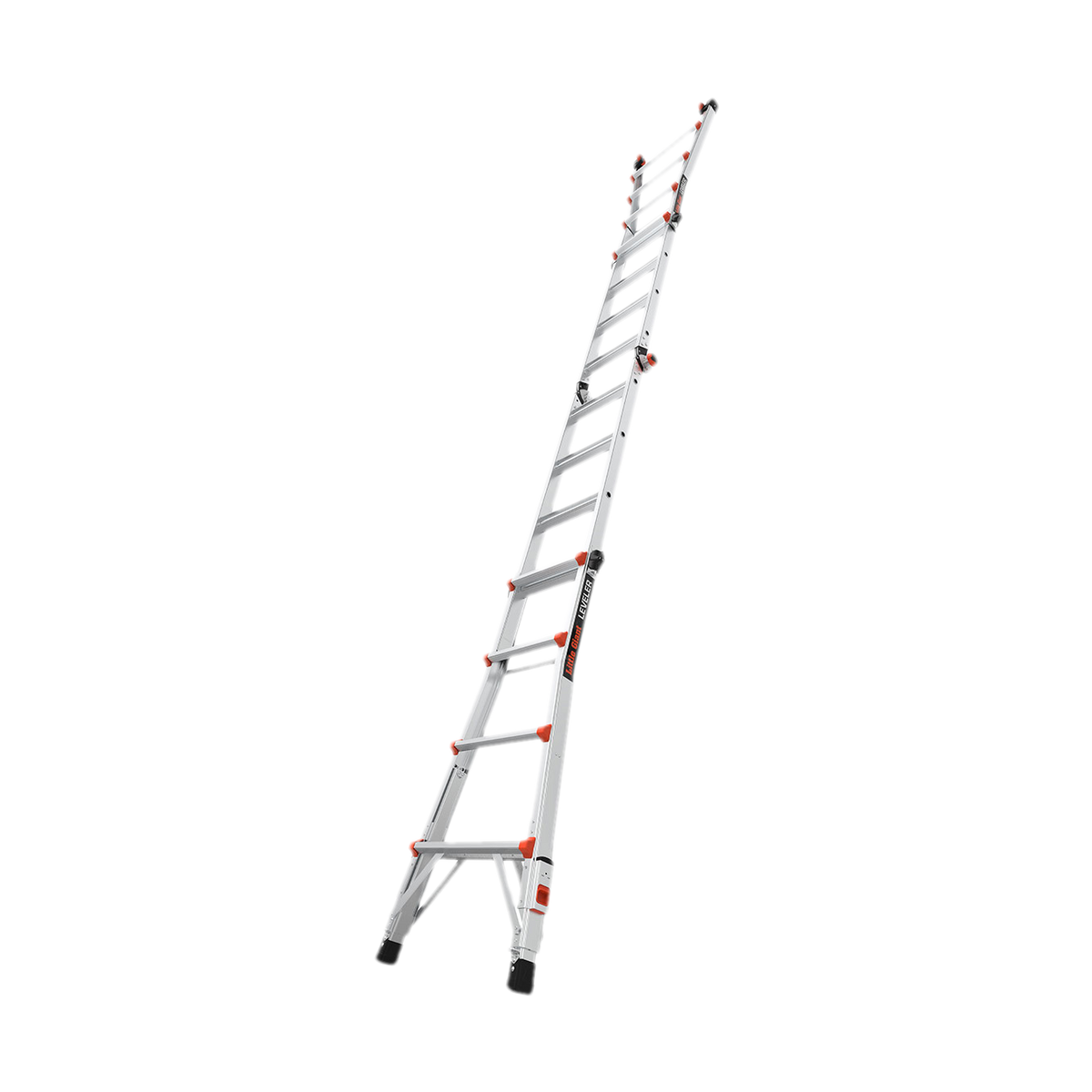 Little Giant Leveler 4x4 als Anlegeleiter voll ausgezogen, Arbeitshöhe bis 554 cm