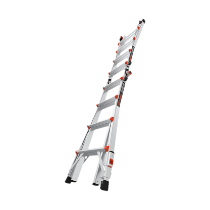 Little Giant Leveler 4x4 als Anlegeleiter aus Aluminium, angewinkelt