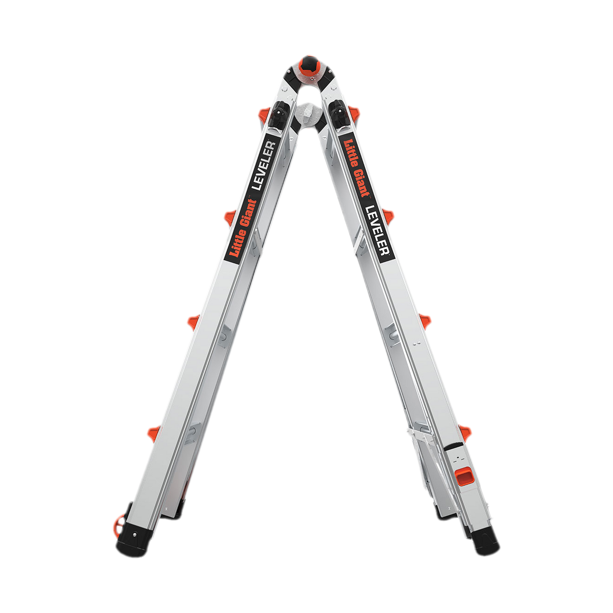 Little Giant Leveler 4x4 als Stehleiter, Arbeitshöhe 338 cm, Frontansicht