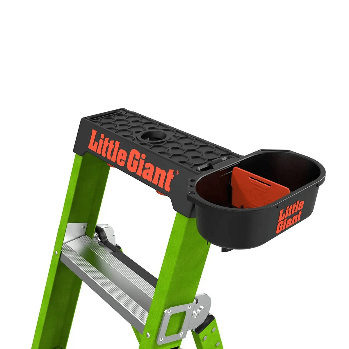Little Giant Loot Box – montiert an der Leiter-Plattform, einsatzbereit