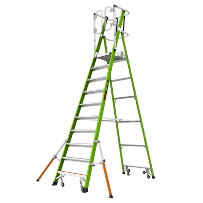 Safety Cage 4' Fiberglass Ladder