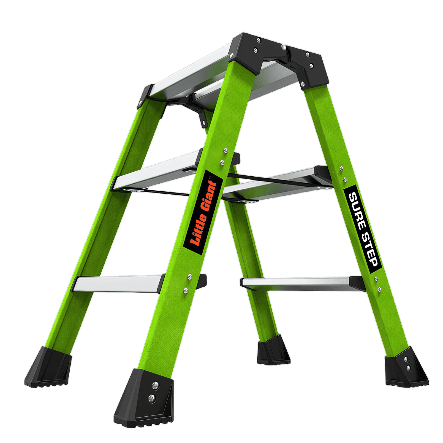 Little Giant Sure Step Fiberglass – Produktfoto – erhältlich bei diegrueneleiter.ch ab 343.30 CHF – Stufen: 2X3