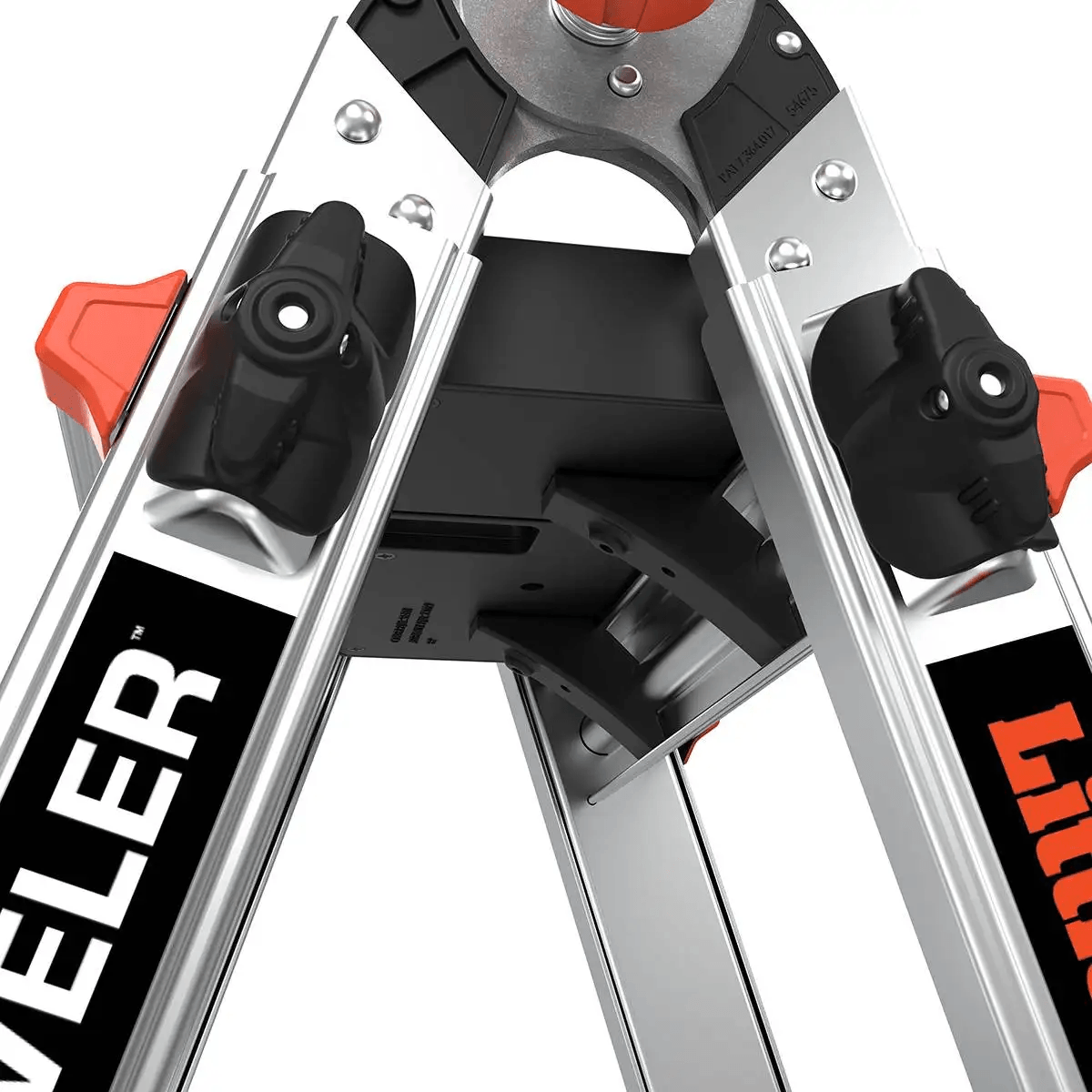 Little Giant Tool Tray – Detail des Klemm-Befestigungssystems