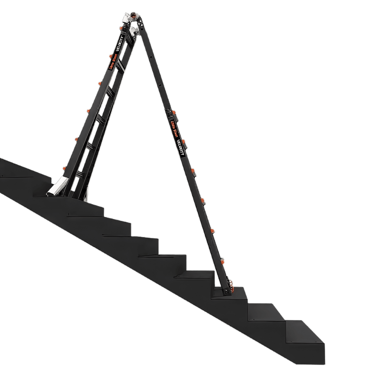 Little Giant Velocity Pro – Nahaufnahme – erhältlich bei diegrueneleiter.ch ab 671.70 CHF – Sprossen: 4x4 Sprossen